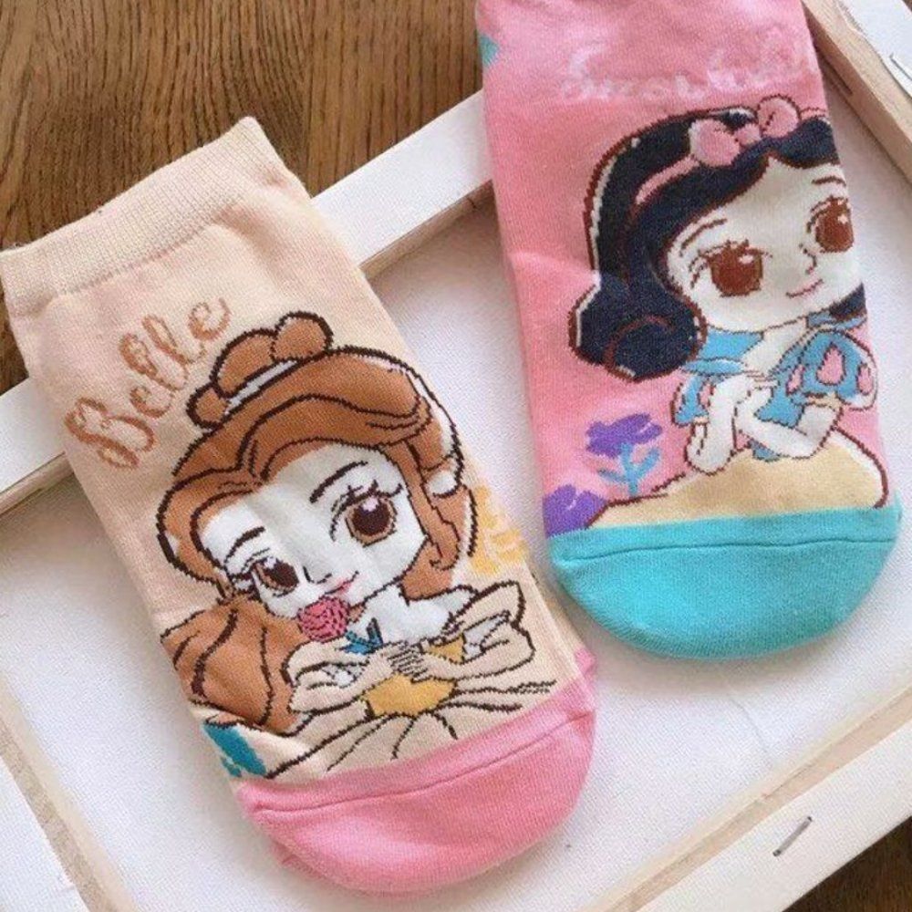 Princess Cotton Blend Socks | Women Ankle Socks Tights Stocking